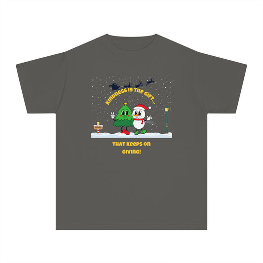 Youth Tee Trendy Christmas Positivity Shirt